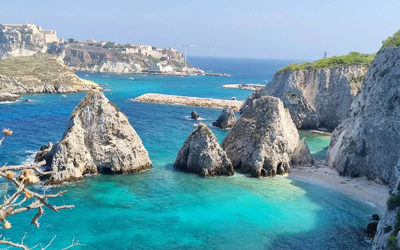 Isole Tremiti: San Domino vista dal mare